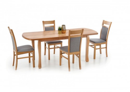 ​Обеденный стол Halmar HENRYK 160-200x80x75 Дуб Крафт